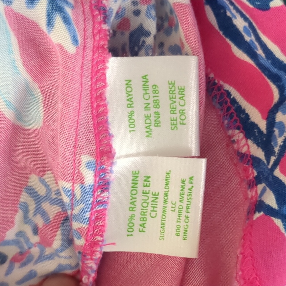 Lily Pulitzer Dusk Romper Samba Print Color Capri… - image 8